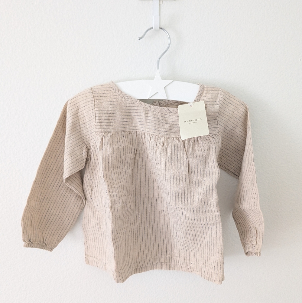 Go Gently Nation Striped Long Sleeve Top 18/24m